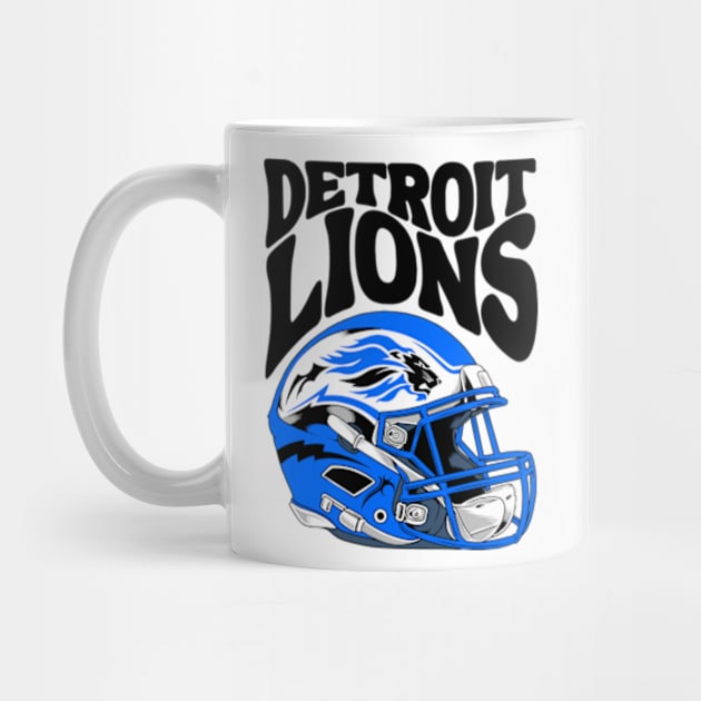 Detroit Lions by scallywag studio